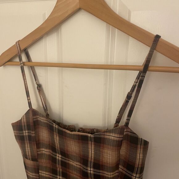 Aeropostale NWT Plaid Mini Shift Dress Sleeveless Small Academia Preppy - Picture 5 of 11